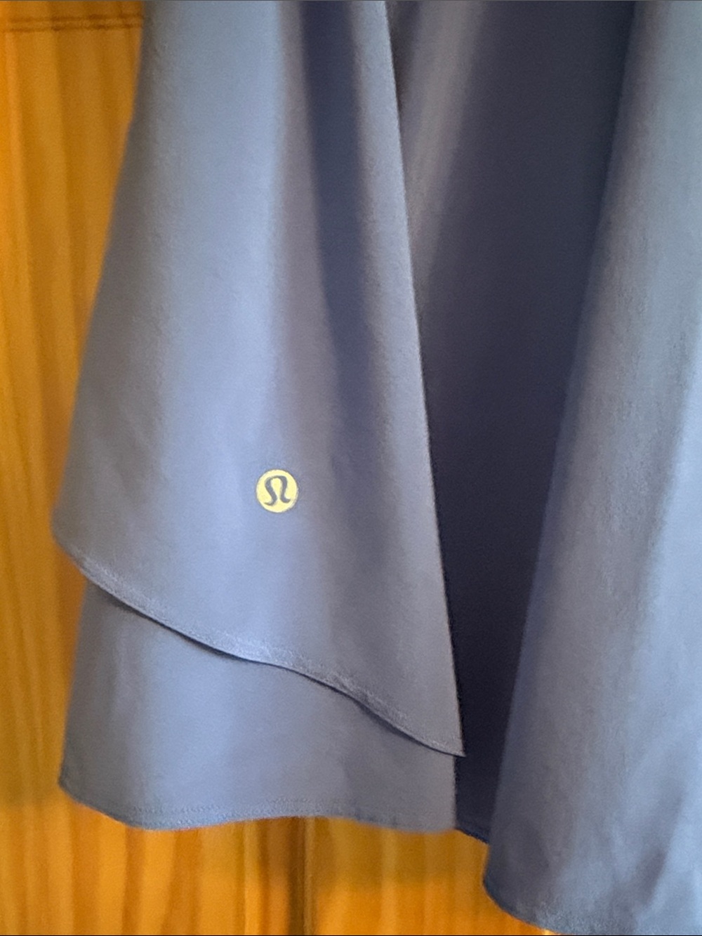 Lululemon Court Rival Long Skirt Skort Blue Nile Size 12 Athletic Layered - Picture 2 of 2